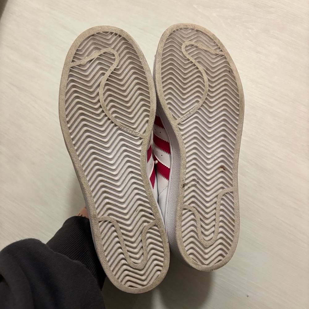 Dark Pink SuperStar Adidas Sneakers - Picture 4 of 6